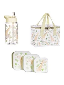 Sass & Belle Gigi Giraffe Lunch Bag, Water Bottle And Lunch Boxes