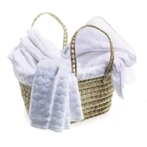 Clair de Lune Marshmallow Baby's First Moses Gift Set - White