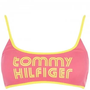 Tommy Bodywear Pop Bralette - Laser PinkTJN