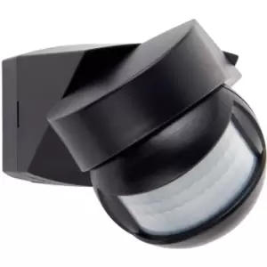 3-in-1 Outdoor PIR Sensor - Wall Ceiling or Corner Mounting - Matt Black