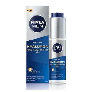 Nivea Men Anti-Age Face Gel Moisturiser Hyaluronic Acid 50Ml