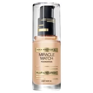 Max Factor Miracle Match Foundation Light Ivory