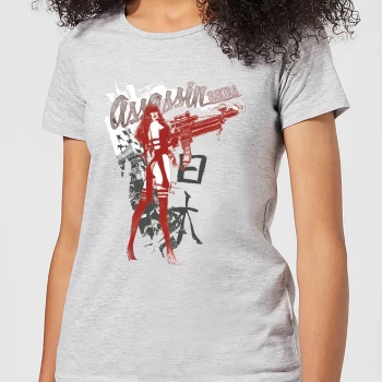 Marvel Knights Elektra Assassin Womens T-Shirt - Grey - M