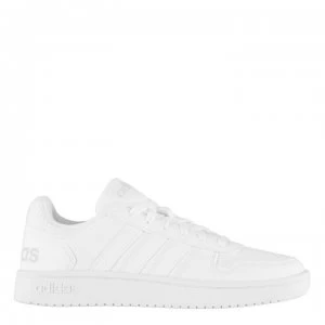 adidas Hoops 2.0 Classic Mens Basketball Shoes - TripleWhite