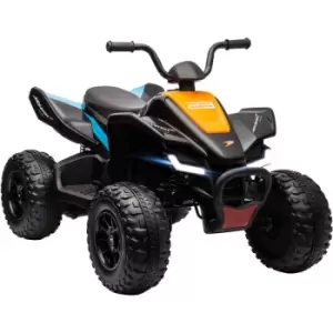 McLaren mcl 35 Liveries 12V Quad Bike w/ Slow Start - Black - Black - Homcom