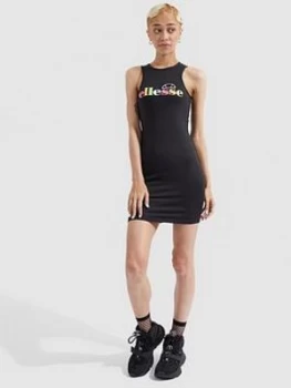 Ellesse Heritage Verde Dress - Black, Size 10, Women