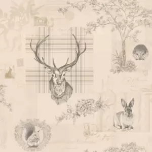 Holden Decor Richmond Wallpaper, Charcoal