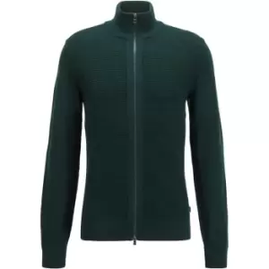 Boss Madori Zip Cardigan - Green