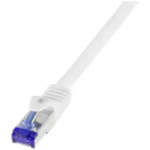 LogiLink C6A091S RJ45 CAT 6A S/FTP 10 m White