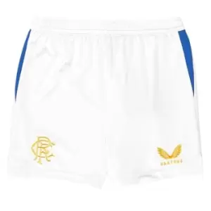 Castore Rangers Home Shorts 2021 2022 Juniors - White