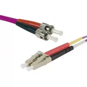 Hypertec 391768-HY fibre optic cable 20 m LC ST OM3 Purple