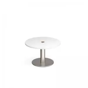 Monza circular coffee table 800mm with central circular cutout 80mm -