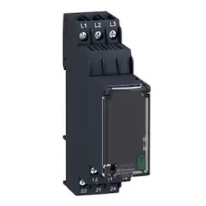 Schneider Electric Phase Monitoring Relay With DPDT Contacts, 3 Phase, Overvoltage