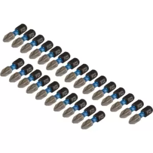 Draper Expert Impact Pozi Screwdriver Bits PZ2 25mm Pack of 25