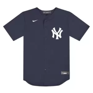 nike MLB OFFICIAL REPLICA ALTERNATE HOME JERSEY NEW YORK YANKEES, Team Dark Navy