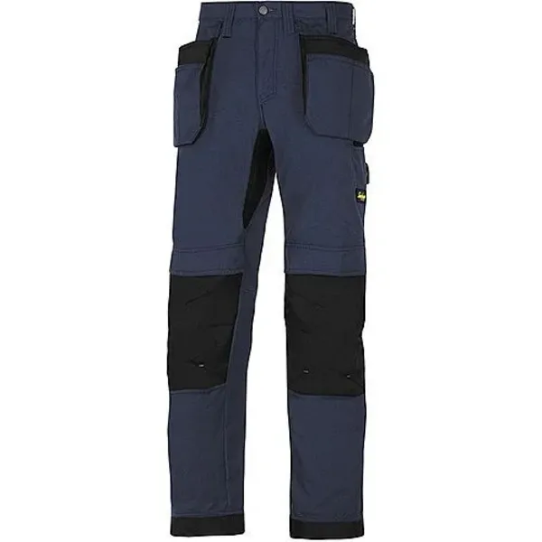 Snickers 6207 Litework Mens Lite Work Holster Pocket Trousers 62079504048 Colour: Navy / Black