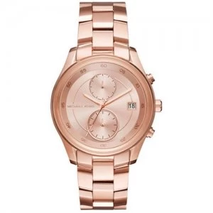 Michael Kors Ladies Briar Rose Gold Plated Watch - MK6465