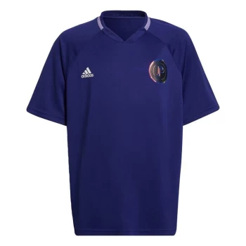 adidas Pogba Jersey Kids - Legacy Indigo / White