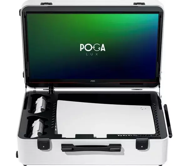 Indi Gaming POGA Lux PS5 Full HD 23.8" Gaming Monitor & Portable Console Case