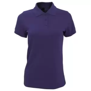 SOLs Womens/Ladies Prime Pique Polo Shirt (XL) (Dark Purple)