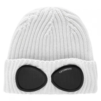 CP COMPANY Goggle Knit Hat - White 103