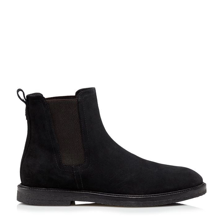 Dune 'Cogent' Desert Chelsea Boots - 7 - black