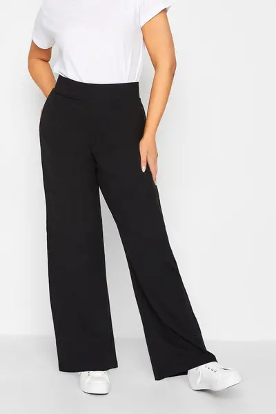 M&Co Wide Leg Yoga Pants Black