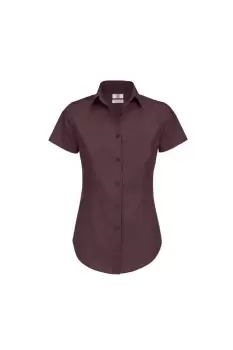 Black Tie Formal Short Sleeve Work Shirt