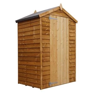 Mercia Overlap Apex Windowless Value Shed - 3 x 4ft