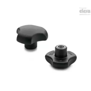 ELESA Solid knob-VTT.32-SST-M8