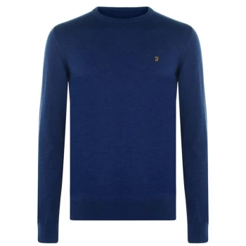 Farah Mullen Wool Jumper - Peony Marl 496