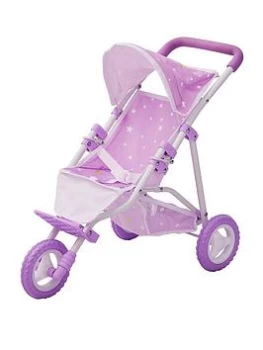 Teamson Kids Olivia'S Little World - Twinkle Stars Baby Doll Jogging Stroller