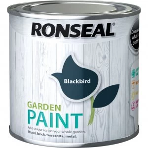 Ronseal General Purpose Garden Paint Blackbird 250ml