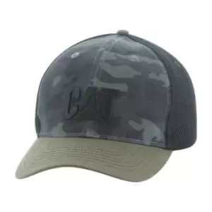 Caterpiller Adults Unisex Active Mesh Stretch Cap (S) (Night Camo)