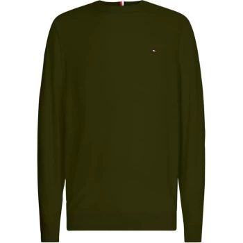 Tommy Hilfiger Pima Cotton Crew Neck - Olivewood GYY