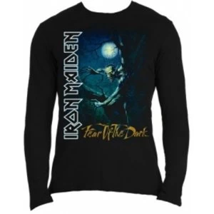 Iron Maiden Fear of The Dark Long Sleeve Shirt: X Large