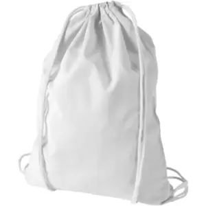 Bullet Oregon Cotton Premium Rucksack (Pack Of 2) (44 x 32 cm) (White) - White