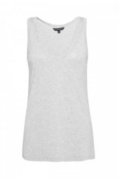 French Connection Viscose Sless Tank Top Grey