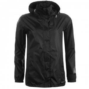 Gelert Packaway Waterproof Jacket Ladies - Black