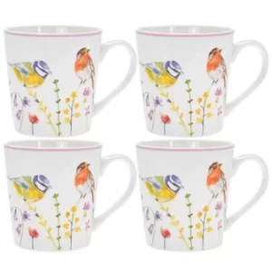 Garden Birds Mug Set of 4