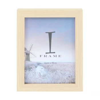 5" x 7" - iFrame Wood Finish Photo Frame