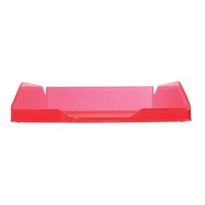 Exacompta Iderama Letter Tray Raspberry 11354D