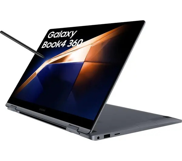 Samsung Galaxy Book4 360 15.6" 2 in 1 Laptop - Intel Core 5, 256GB SSD, Grey, Silver/Grey 8806095496955