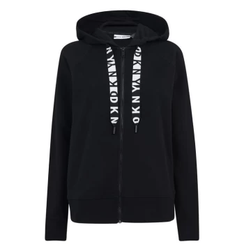 DKNY Sport DKNY Logo Zip Hoody - Black 001