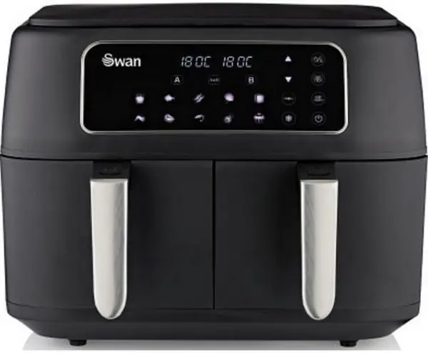 Swan Retro SD10410N 1700W 9L Digital Dual Air Fryer