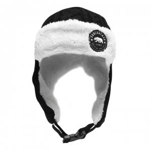 SoulCal Spar Trapper Hat Mens - Black/Cream