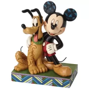 Disney Traditions Best Pals Mickey Mouse & Pluto Figurine