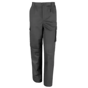 Result Unisex Work-Guard Windproof Action Trousers / Workwear (2XL) (Black)