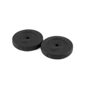 Everlast Weight Bench Weights 2 x 5KG - Black