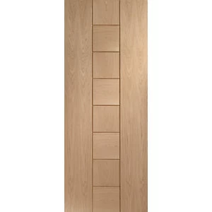 XL Joinery Messina Oak 8 Panel Pre Finished Internal Door - 1981 x 762mm